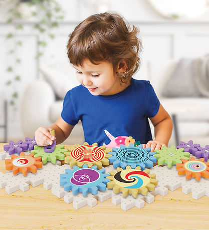 Quercetti Byggesæt - Kaleido Gears - PlayEco+ - 38 Dele - 82341 Quercetti Byggesæt - Kaleido Gears - PlayEco+ - 38 Dele - 82341
