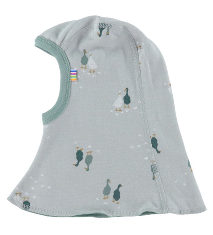 Joha Elefanthue - 2-lags - Uld/Bomuld - Dusty Grøn m. Gæs