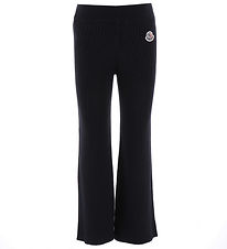 Moncler Bukser - Akryl/Uld - Rib - Sort Moncler Bukser - Akryl/Uld - Rib - Sort