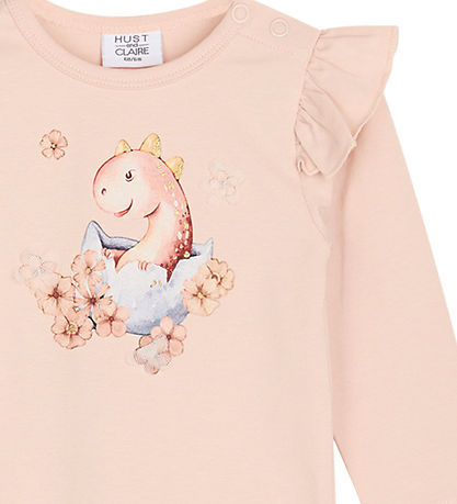 Hust and Claire Bodysuit l/s - Bri - Peach Dust Hust and Claire Bodysuit l/s - Bri - Peach Dust