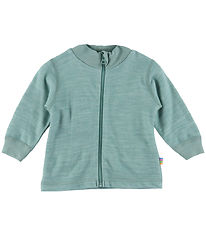 Joha Cardigan - Uld/Bambus - Grøn Joha Cardigan - Uld/Bambus - Grøn