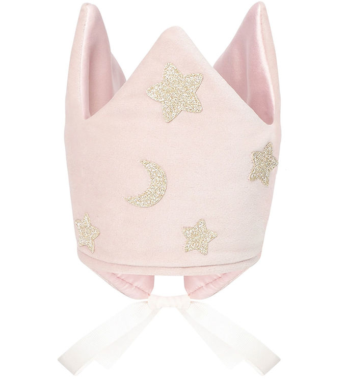 Krone rosa velour fra Mimi & Lula Smuk udklædning 3-8 år