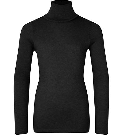 Rosemunde Bluse - Uld/Viskose - Sort Rosemunde Bluse - Uld/Viskose - Sort