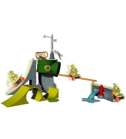 Turtles Legesæt - Turtle Madness Skate Park Turtles Legesæt - Turtle Madness Skate Park