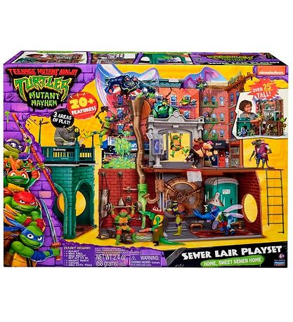 Turtles Legesæt - 64 cm - Kloakhule