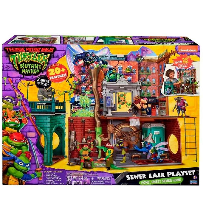 Turtles Legesæt - 64 cm - Kloakhule