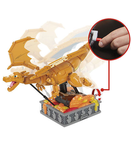 MEGA Pokemon - Motion Charizard - 1664 Dele MEGA Pokemon - Motion Charizard - 1664 Dele