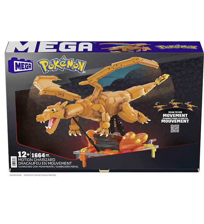 MEGA Pokémon - Motion Charizard - 1664 Dele