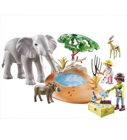 Playmobil Wiltopia - Smuttur Til Vandhullet - 35 Dele - 71294