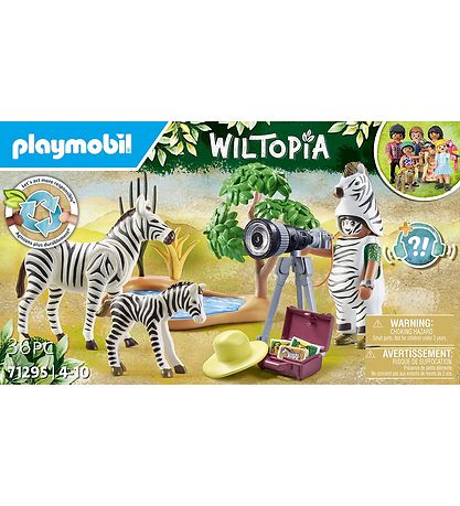 Playmobil Wiltopia - På Farten Med Dyrefoto... - 71295 - 36 Dele Playmobil Wiltopia - På Farten Med Dyrefoto... - 71295 - 36 Dele