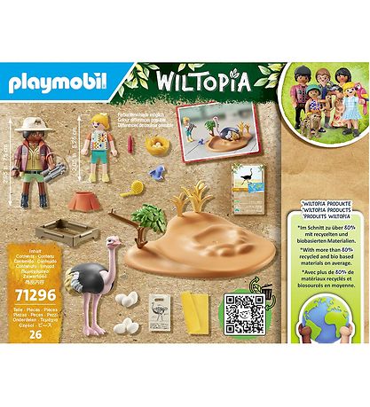 Playmobil Wiltopia - Gæst Hos Strudsefar - 26 Dele - 71296 Playmobil Wiltopia - Gæst Hos Strudsefar - 26 Dele - 71296