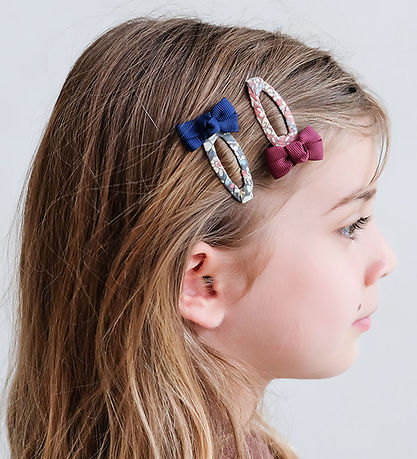 Mimi & Lula Hårspænder - 4 stk - Floral Florence Horse and Hound