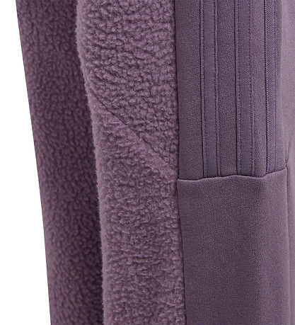 adidas Performance Fleecebukser - J Hot WNTR Tiro - Lilla