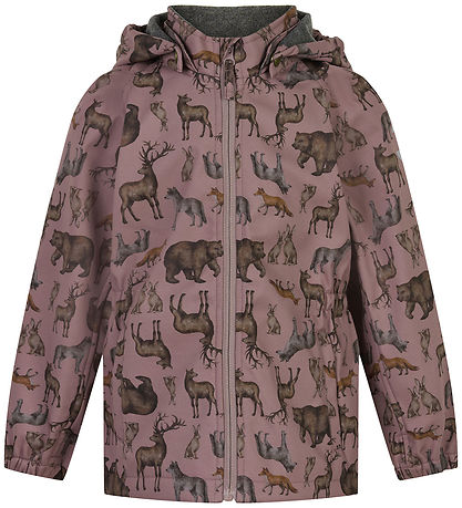 Mikk-Line Softshelljacka m. Fleece - Återvunnet - Zoo - Twilight