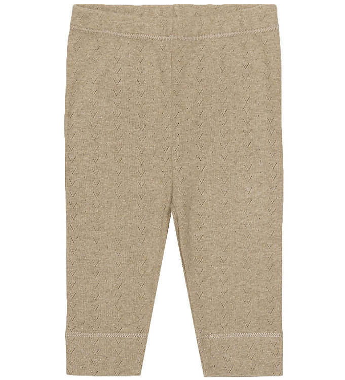 Popirol Leggings - Polaia - Dark Brown Melange