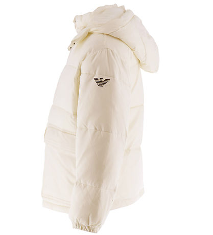 Emporio Armani Dynejakke - Off White Emporio Armani Dynejakke - Off White