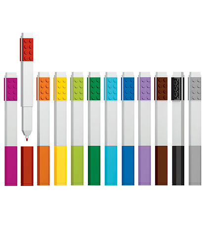 LEGO® Stationery Tuscher - 12-pak - Multifarvet
