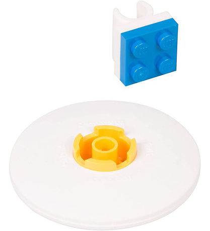 LEGO® Stationery Blyantsæt - 8 Dele - Rød/Blå m. Minifigur