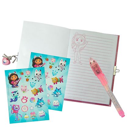 Gabby's Dollhouse Dagbog m. Magisk Kuglepen Gabby's Dollhouse Dagbog m. Magisk Kuglepen