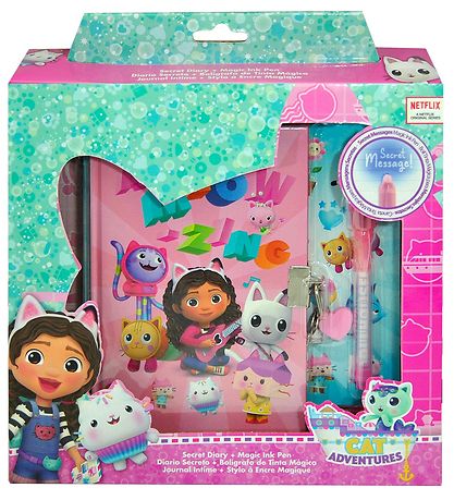 Gabby's Dollhouse Dagbog m. Magisk Kuglepen Gabby's Dollhouse Dagbog m. Magisk Kuglepen