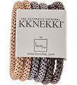 Kknekki Hårelastikker - Slim - 6-pak - Brun Kknekki Hårelastikker - Slim - 6-pak - Brun
