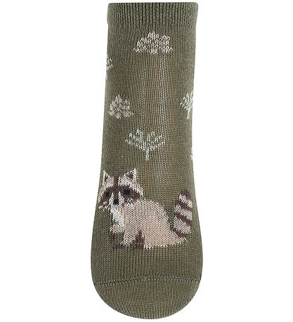 Melton Strømper - Racoon - Ivy Green Melton Strømper - Racoon - Ivy Green