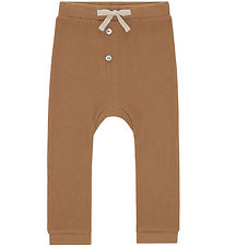 Monsieur Mini Bukser - Baggy Waffle - Brown Suger Monsieur Mini Bukser - Baggy Waffle - Brown Suger