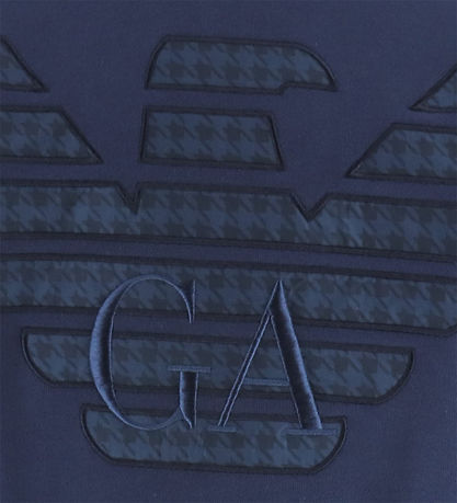 Emporio Armani Sweatshirt - Insegna Blue m. Logo Emporio Armani Sweatshirt - Insegna Blue m. Logo