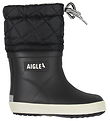 Aigle Termostøvler - Giboulee 2 - Sort m. Hvid Aigle Termostøvler - Giboulee 2 - Sort m. Hvid