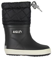 Aigle Termostøvler - Giboulee 2 - Sort m. Hvid Aigle Termostøvler - Giboulee 2 - Sort m. Hvid