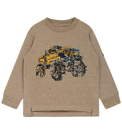 Hust and Claire Sweatshirt - Stanley - Deer Brown Melange Hust and Claire Sweatshirt - Stanley - Deer Brown Melange