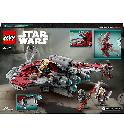 LEGO® Star Wars - Ahsoka Tanos T-6 Jedifærge 75362 - 601 Dele LEGO® Star Wars - Ahsoka Tanos T-6 Jedifærge 75362 - 601 Dele