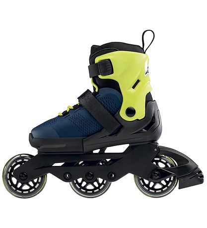 Rollerblade Rulleskøjter - Microblade 3WD - Blue/Lime - In