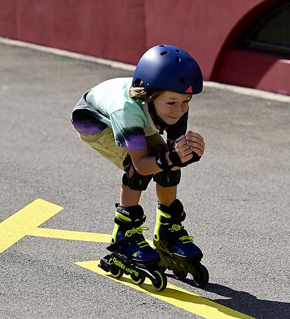 Rollerblade Rulleskøjter - Microblade 3WD - Blue/Lime - In