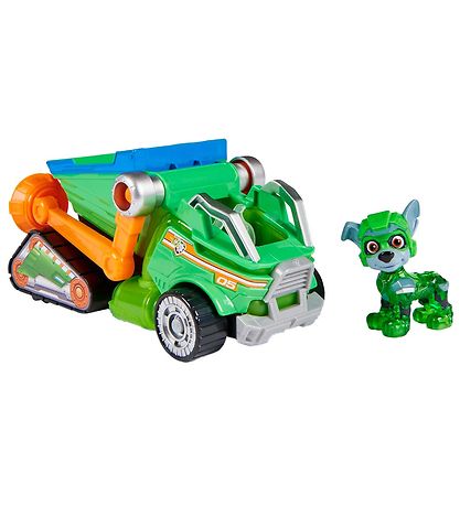 Paw Patrol Legetøjsbil m. Lyd/Lys - 17 cm - Movie 2 - Rocky Migh Paw Patrol Legetøjsbil m. Lyd/Lys - 17 cm - Movie 2 - Rocky Migh
