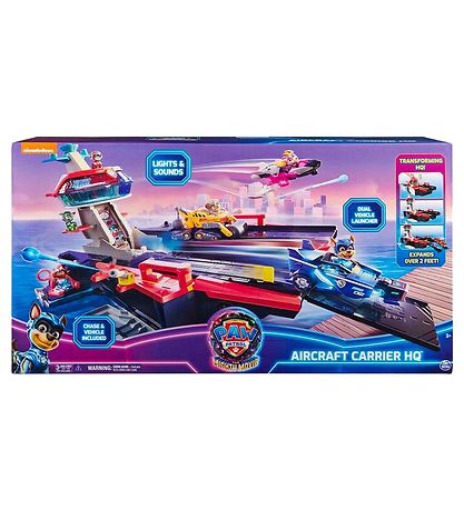Paw Patrol Legesæt m. Lyd/Lys - 94 cm - Movie 2 - Aircraft Carri Paw Patrol Legesæt m. Lyd/Lys - 94 cm - Movie 2 - Aircraft Carri