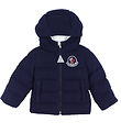 Moncler Dunjakke m. Uld - Igore - Navy Moncler Dunjakke m. Uld - Igore - Navy