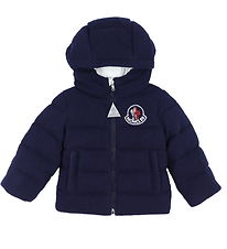 Moncler Dunjakke m. Uld - Igore - Navy Moncler Dunjakke m. Uld - Igore - Navy
