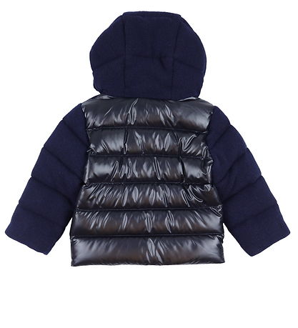 Moncler Dunjakke m. Uld - Igore - Navy Moncler Dunjakke m. Uld - Igore - Navy