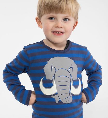 DYR-Cph Bluse - DYRRoar - Grey Marine/Royal Blue Mammut