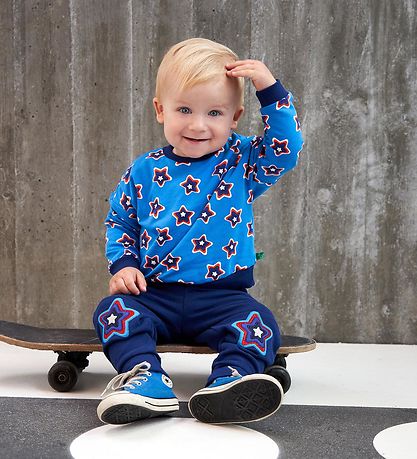 Freds World Sweatshirt - Star - Happy Blue Freds World Sweatshirt - Star - Happy Blue