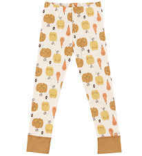 Katvig Leggings - Hvid m. Græskar Katvig Leggings - Hvid m. Græskar