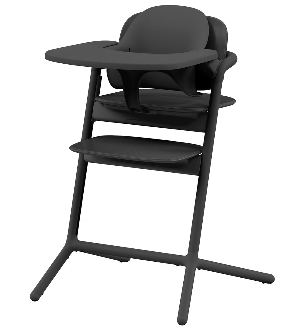 Cybex Højstol - Lemo - 3-in-1 - 54,5x56x81,5 cm - Stunning Black - Cybex - OneSize - Højstol