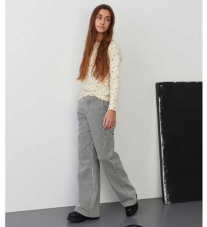 Sofie Schnoor Girls Jeans - Gitte - Dark Blue Striped Sofie Schnoor Girls Jeans - Gitte - Dark Blue Striped