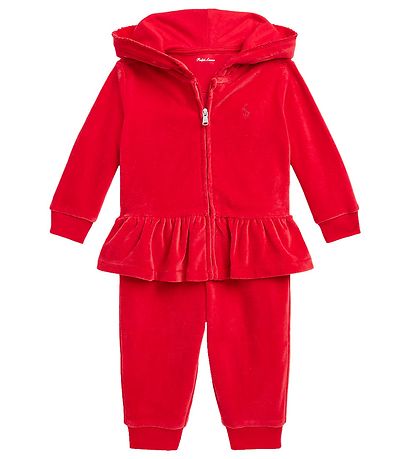 Polo Ralph Lauren Veloursæt - Rød
