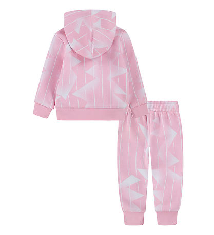 Jordan Sweatsæt - Medium Soft Pink m. Hvid