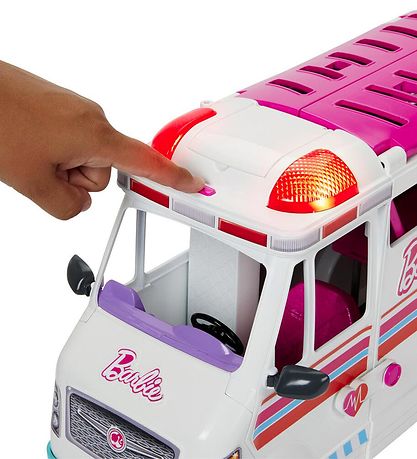 Barbie Ambulance m. Ton/Licht - 60 cm - Weiß Barbie Ambulance m. Ton/Licht - 60 cm - Weiß