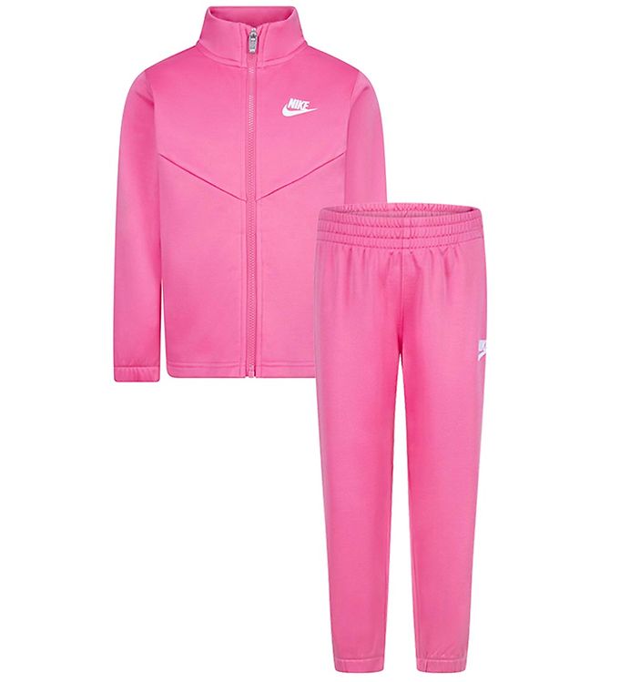 Nike Træningssæt - Playful Pink m. Hvid