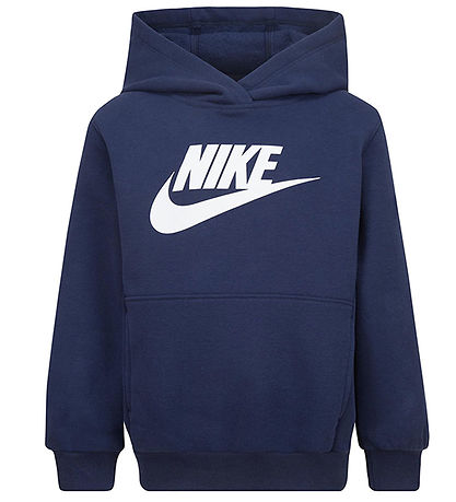 Nike Sweatsæt - Midnight Navy m. Hvid