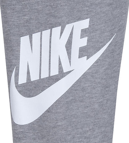 Nike Sweatsæt - Gråmeleret m. Hvid Nike Sweatsæt - Gråmeleret m. Hvid